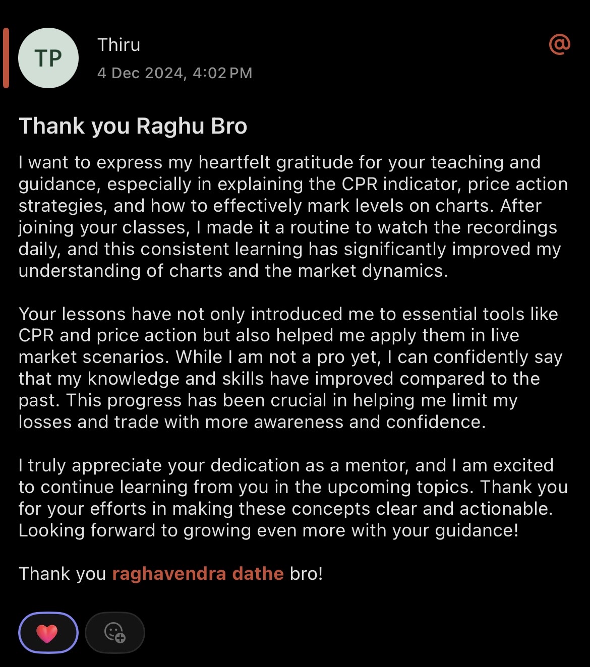 Member feedback screenshot 15